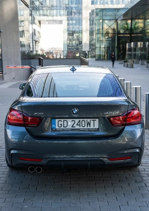 BMW Seria 4 cena 136000 przebieg: 42500, rok produkcji 2019 z Gdańsk małe 191